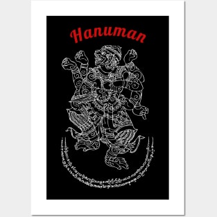 Thailand Hanuman Spiritual T-Shirt Posters and Art